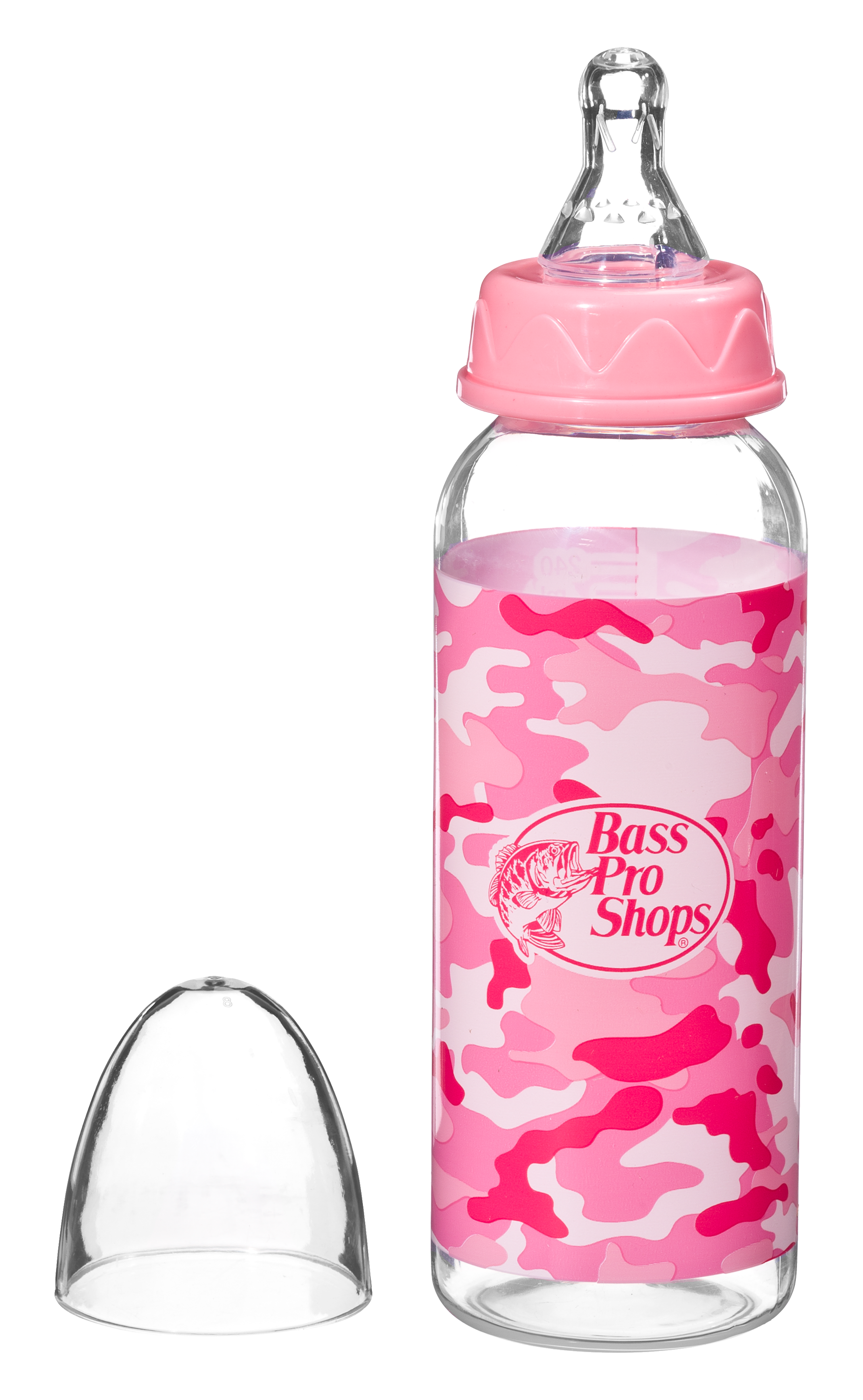Bass Pro Shops 8 oz. Baby Bottle Pink Camo Bass Pro Shops